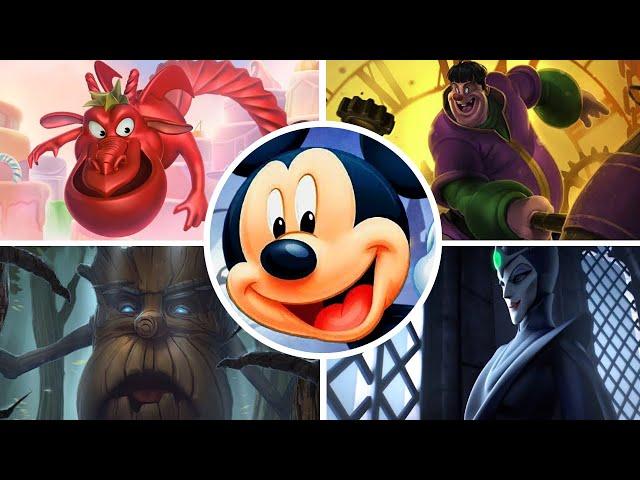 Castle of Illusion Starring Mickey Mouse 2013 - All Bosses + Cutscenes (Android)