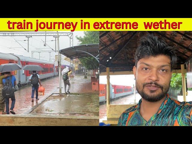 Mangala Lakshadweep Express train | part 2 | Konkan railway in monsoon