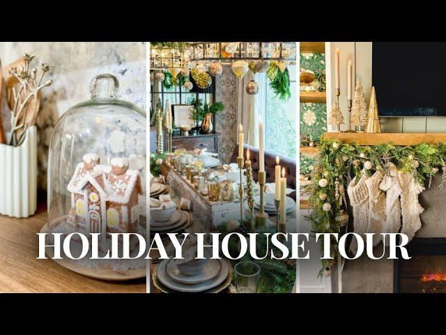 Holiday Home Tour 2024 with Christmas Music || Christmas Decor Inspiration