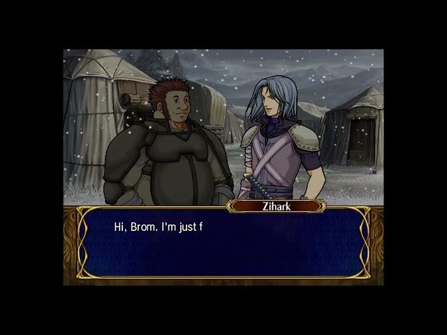 Fire Emblem: Path of Radiance: All Zihark Support Conversations