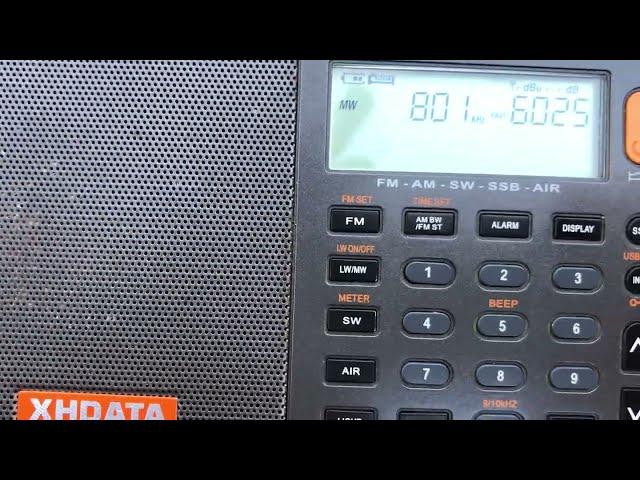 AM DX MW 801 KHz RNE Radio Nacional Castellon From Valencia