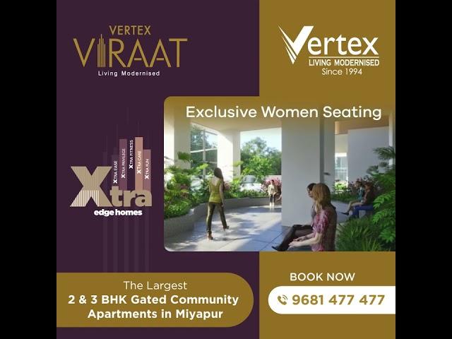 Vertex Viraat Extra Edge homes offers world-class amenities and a comfortable living experience