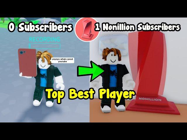 Went From Noob To Master In YouTube Simulator Roblox! 1 Nonillion Subscribers!