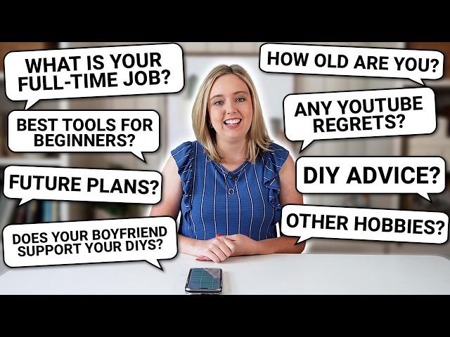 Answering your burning questions: Full-time job, relationship, DIY advice 