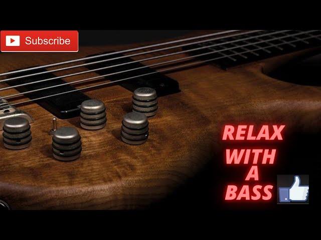 calming and soothing jazz bass guitar instrumental for stress relief and deep sleeping