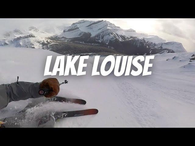 My first time skiing LAKE LOUISE