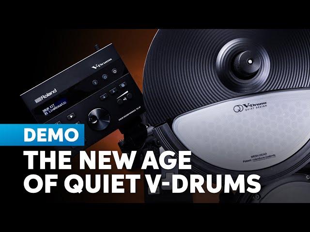 Roland V-Drums Quiet Design Electronic Drum Set Demo