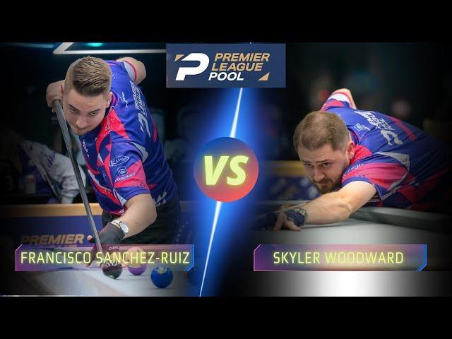 FRANCISCO SANCHEZ-RUIZ  VS  SKYLER WOODWARD  | 2024 PREMIER LEAGUE POOL #billiards  #highlights #plp