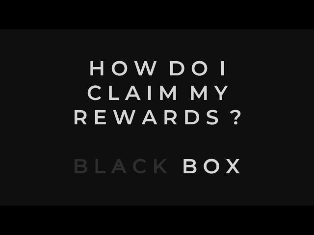 How Do I Claim My Rewards? - Black Box Stake Pool [BLKBX]