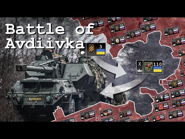 Battle of Avdiivka - Animated Analysis