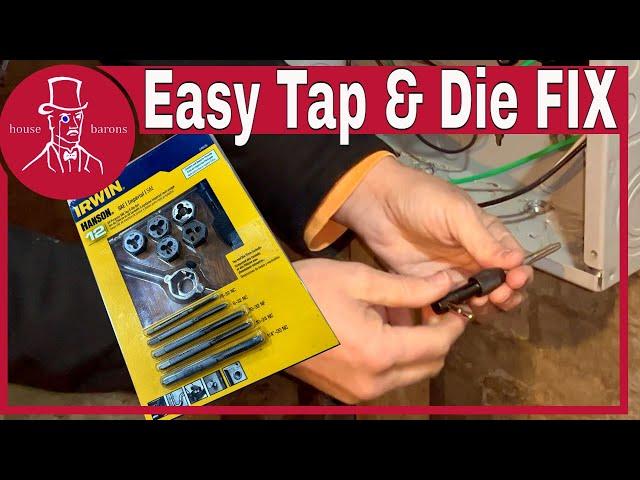 How to Use Tap and Die Set | Fix Stripped Bolt Hole Threads