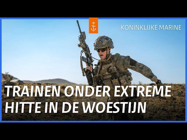 Live Fire Tactical Training: Netherlands Marine Corps trains with live ammunition