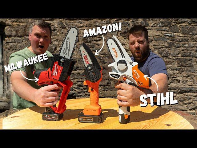 Mini CHAINSAW Hatchets Cheapest on AMAZON vs STIHL vs MILWAUKEE are they…