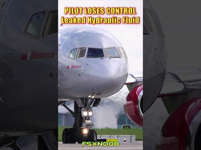 Pilot Loses Control of Jet2 Boeing 757 Aircraft Mid-air #shorts #aviation