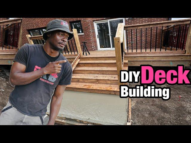 How To Install Deck Post Footing and Demo Episode 1 DIY