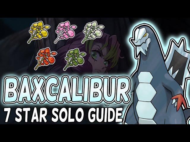 BEST Pokemon To EASILY SOLO 7 Star Baxcalibur Pokemon Scarlet And Violet