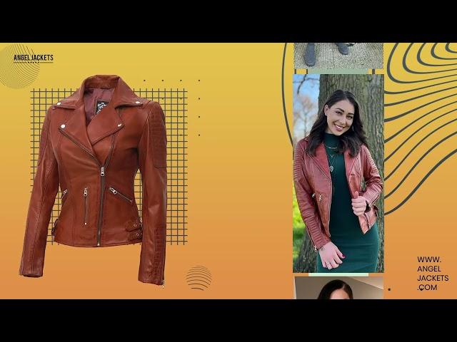 Women Leather Jackets - Angel Jackets Collection