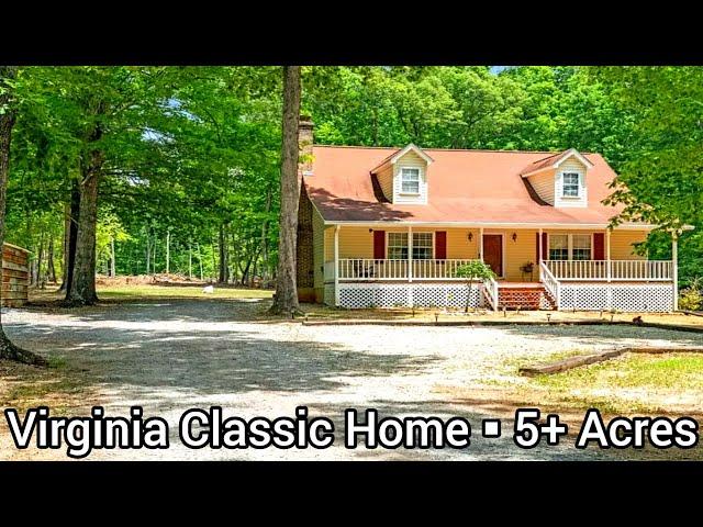 Virginia Home With Land For Sale | $299k| Virginia Homestead For Sale |Virginia Real Estate 5.8 Acre