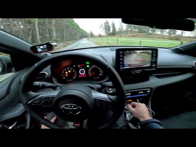 GR Yaris 0-100 km/h acceleration with Launch control and Flat-foot shifting