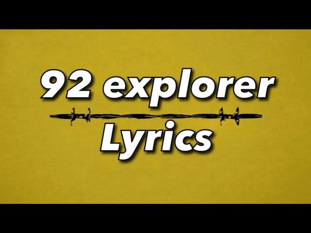 POST MALONE 92 EXPLORER LYRICS