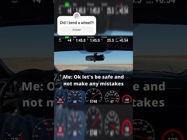 BIG spin on track in my GR86! YIKES 