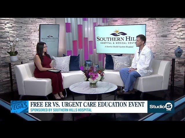 Southern Hill Hospital: Free ER vs Urgent Care Education Event