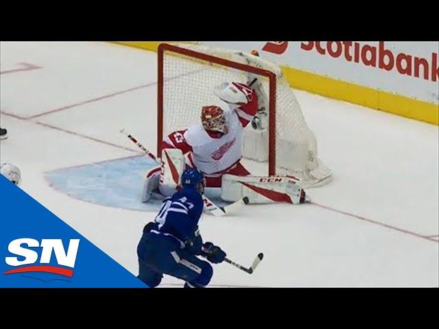 John Tavares Goes Through His Own Legs And Sets Up Morgan Rielly With A Nice Feed