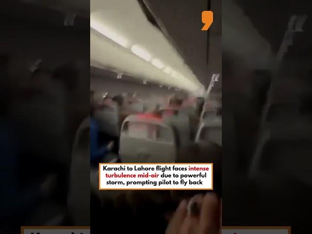 Karachi-Lahore Flight Faces Severe Turbulence, Pilot Returns Flight to Safety | News9