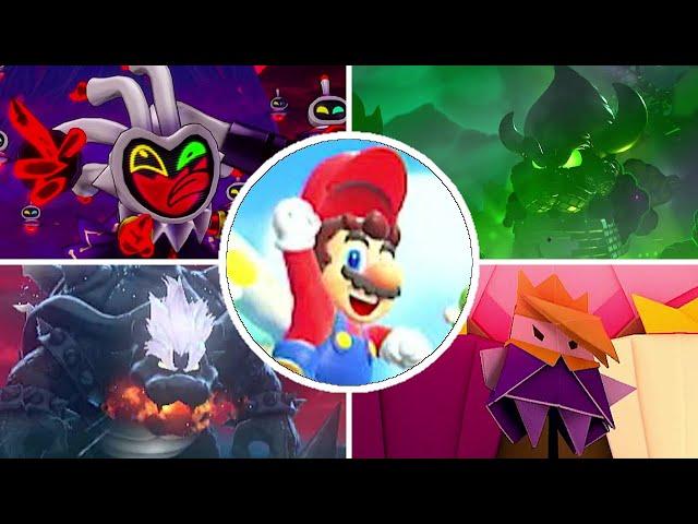 Every Final Boss in every Mario Game for Nintendo Switch 1 (2017-2024) #mar10day