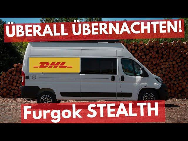 MIT WOHNMOBIL KOSTENLOS ÜBERALL ÜBERNACHTEN  Furgok XPACE 600 100% Real STEALTH CAMPERVAN