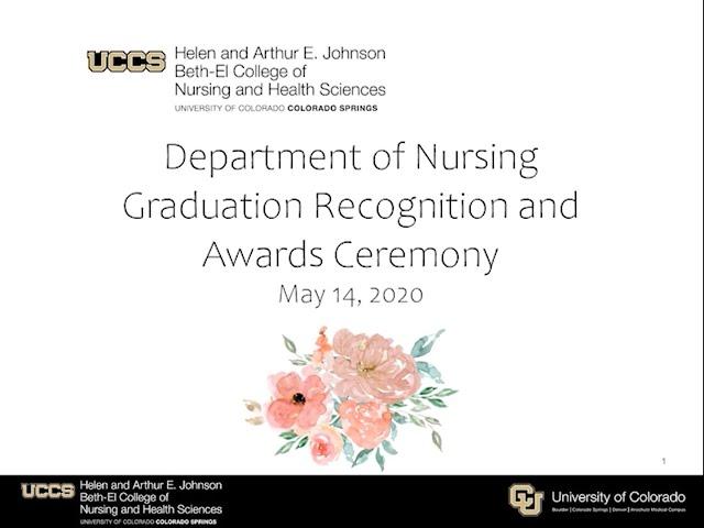 UCCS Nursing Pinning Ceremony