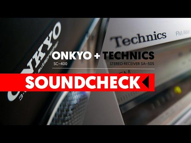 Technics SA 505 + Onkyo SC 400 Soundcheck