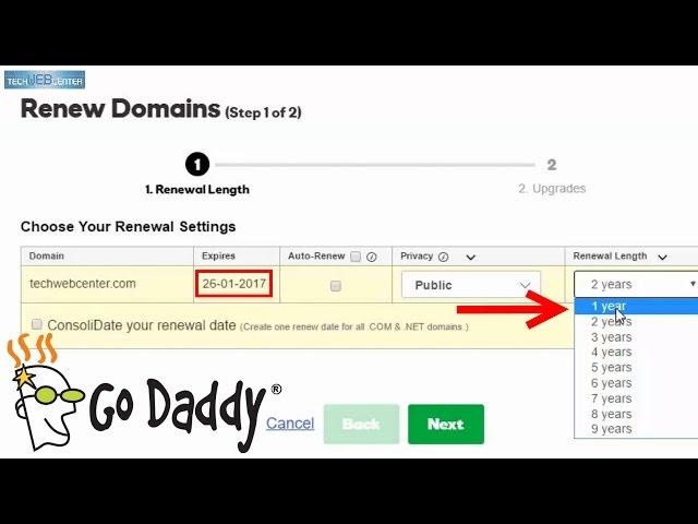 HOW TO RENEW A DOMAIN IN GODADDY | TUTORIAL