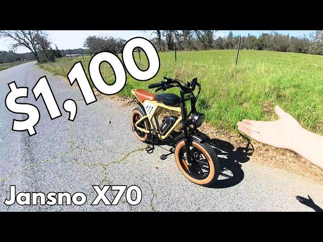 Dual Battery bike on a Budget?  The $1,099 Jansno X70