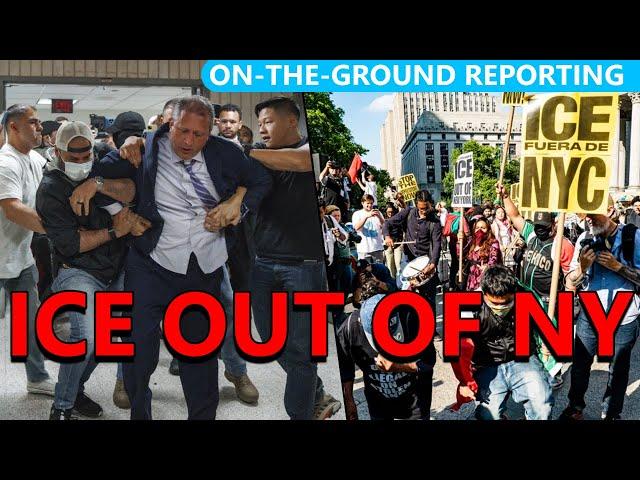 BREAKING: LIVE From Protests After ICE Arrests NYC Mayoral Candidate Brad Lander
