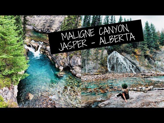 MALIGNE CANYON - Hike in Jasper National Park, Alberta, Canada