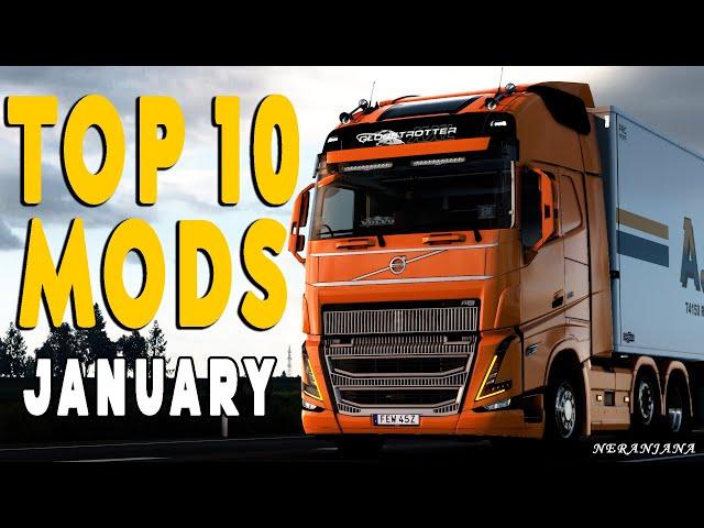 TOP 10 ETS2 MODS - JANUARY 2022 | Euro Truck Simulator 2 Mods