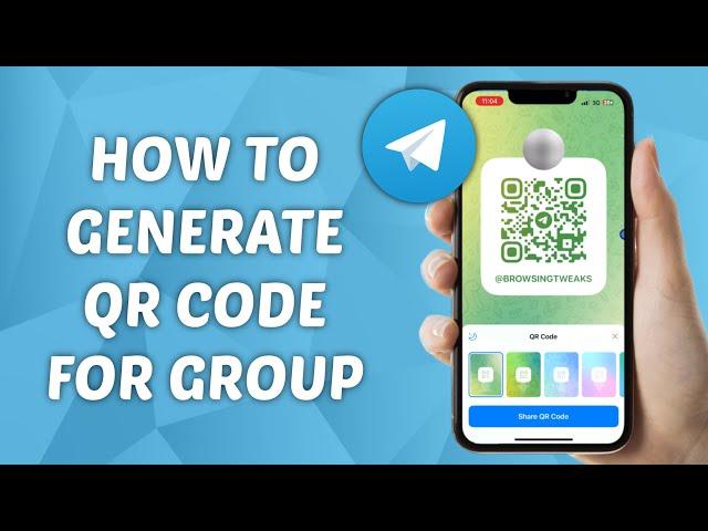 How to Create QR Code for Group on Telegram