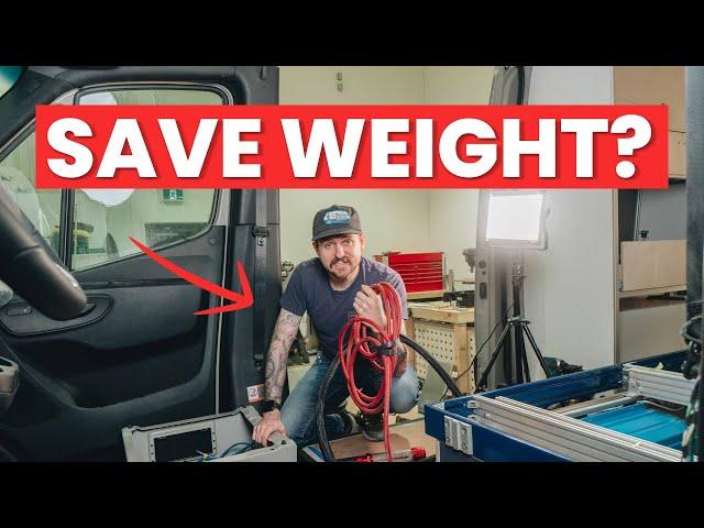 How to Save Weight in a Van Conversion | 5 VAN BUILD TIPS