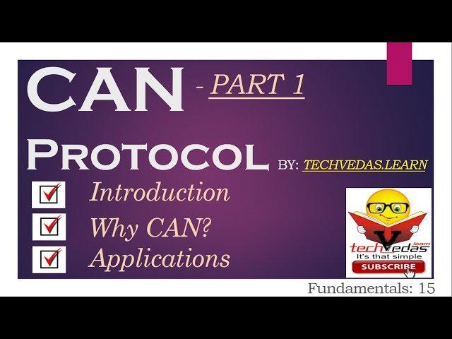 CAN Protocol Tutorial | Controller Area Network | CAN bus