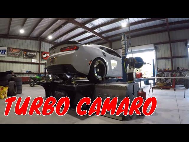 Turbocharged 2016 LTG 2.0 Camaro on the dyno getting #MafiaTuned