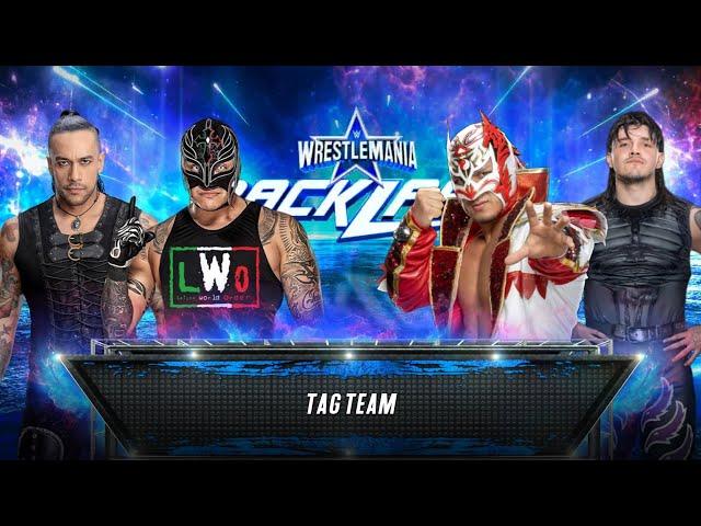 Damian Priest & Rey Mysterio Vs Dragon Lee & Dominik Mysterio | WWE2K23