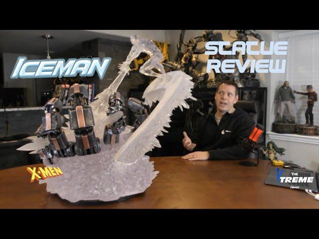 Giant X-Men Statue: Custom Iceman Vs Sentinel Statue Review