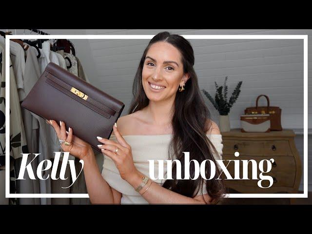 HERMÈS KELLY UNBOXING | Kelly elan, Hermès quota bag unboxing, luxury shopping, Kelly bag | #luxury