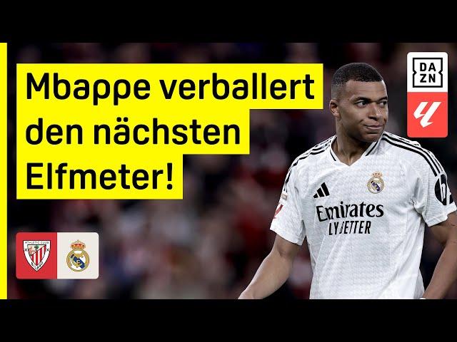 Mbappe vergibt schon wieder vom Punkt: Athletic Bilbao - Real Madrid | LaLiga | DAZN Highlights