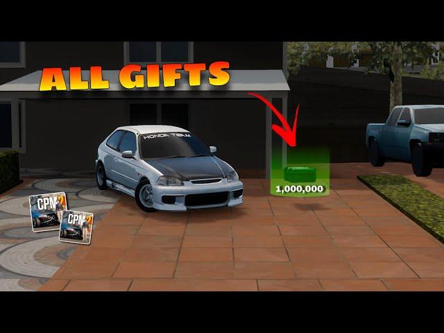 Car parking multiplayer 2 all gifts location