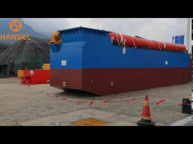 The cutter suction dredger produced by Jiangsu Hansel