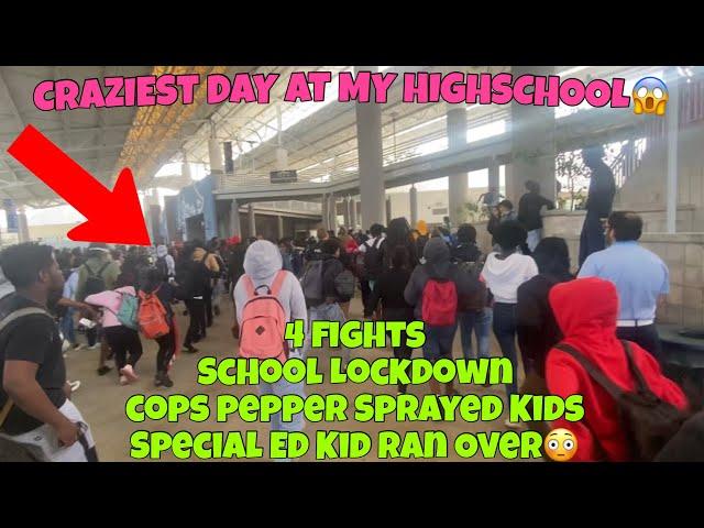 CRAZIEST DAY AT MY HIGHSCHOOL…(4 FIGHTS, LOCKDOWN & MORE) *MUST WATCH*