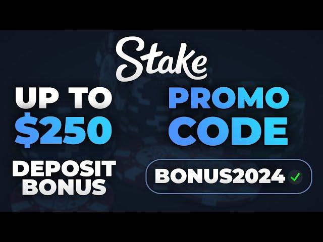 Stake Promo Code "BONUS2024" - up to $250 with stake promo code