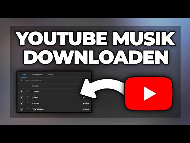 kostenlos Youtube Musik herunterladen / downloaden (Handy & PC) - Tutorial